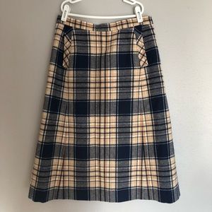 Vintage Young Pendleton Wool Skirt